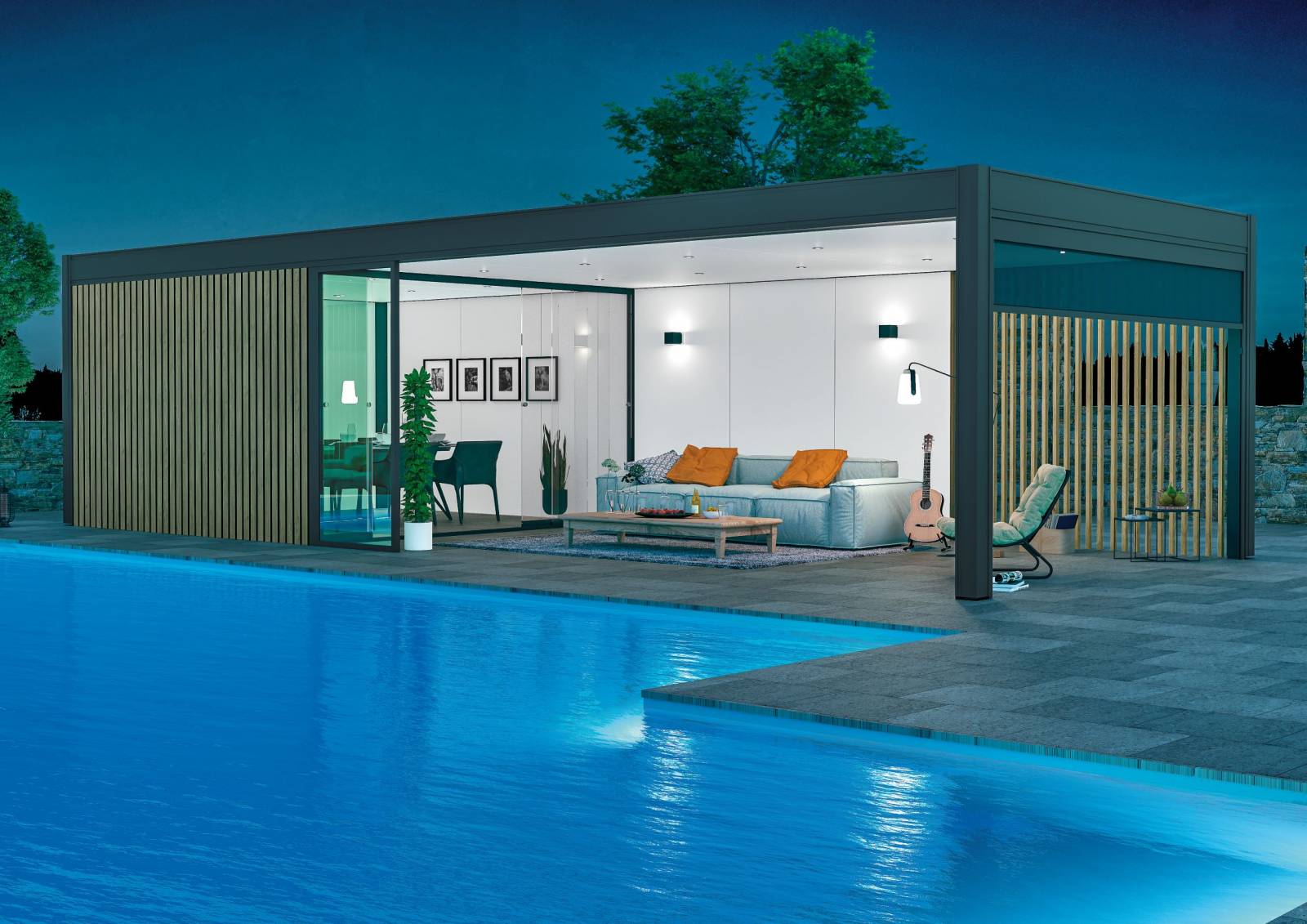 Extension jardin Renoval de haute qualité à Andernos sur le Bassin d'Arcachon