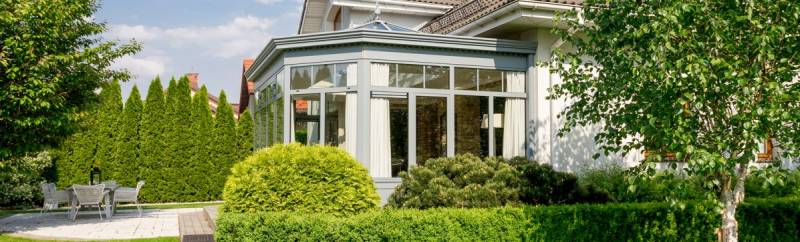 Véranda pièce de vie en Gironde 