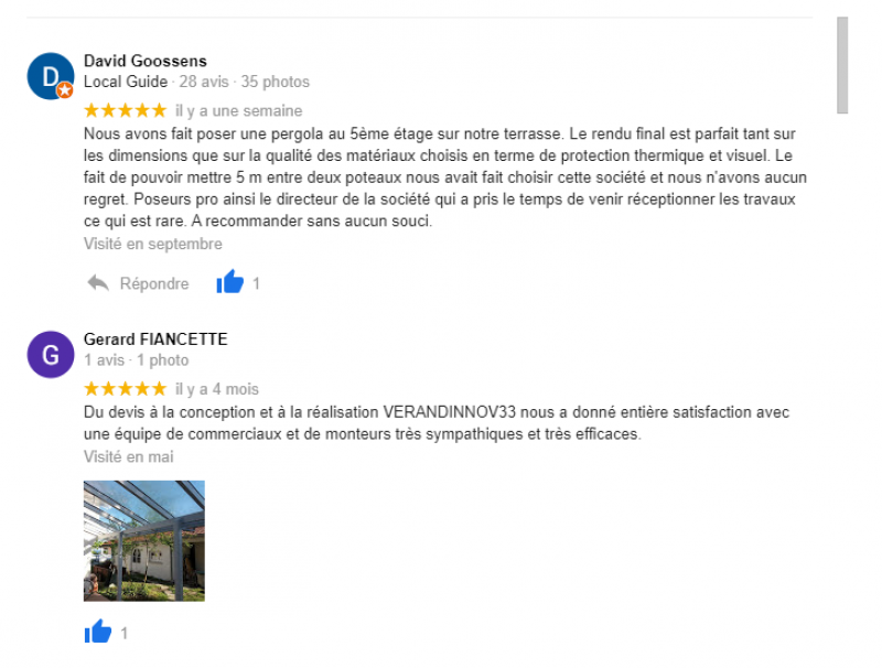 avis google verandinnov 33